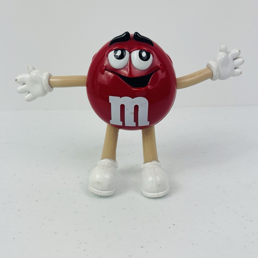 Radio Shack M&M Red Mini Radio Mars Incorporated Clip On